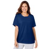 Plus Size Women's Sleep Tee by Dreams & Co. in Evening Blue (Size 4X) Pajama Top
