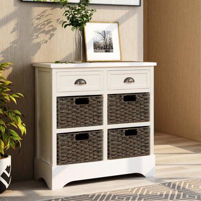 Winston Porter Marmora Solid Wood 6 Drawer Accent Chest Wood in White | 28 H x 28 W x 11.8 D in | Wayfair CFF3096FEDEB4471B2723FE27A7511DA