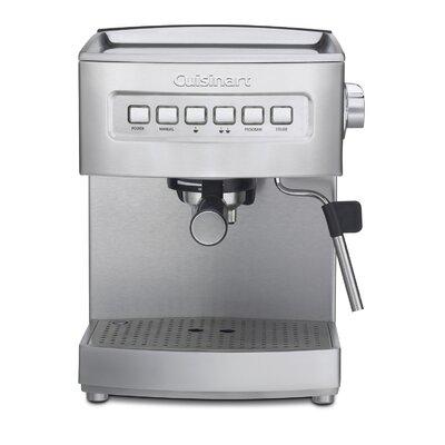 Cuisinart Programmable Espresso Maker Stainless Steel in Gray | 10.63 H x 9.25 W x 12.8 D in | Wayfair EM-200