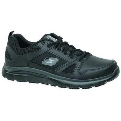 SKECHERS 77040EW -BLK 9.5 Athletic Shoes,9-1/2,EE,Black,Plain,PR