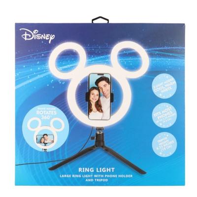 Disney Accessories | Disney 12" Xl Ring Light And Smart Phone Tripod Multiple Light Modes Black | Color: Blue | Size: Os