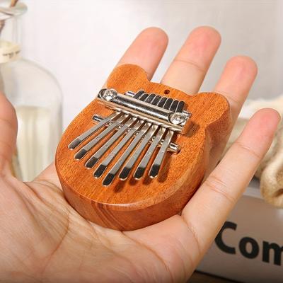 8 Key Mini Wooden Kalimba High Quality Exquisite Finger Thumb Piano Marimba Musical Good Accessory Pendant Gift