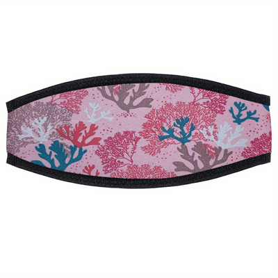 Diving And Snorkeling Mask Strap, Reusable Hair Protector Wrap For Water Sports, Decorative Printing Lightweight Mask Strap