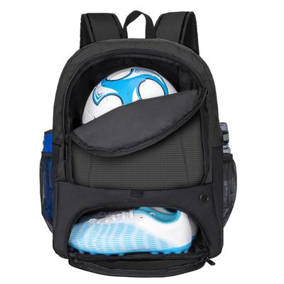 Soccer Ball Bag, Football Backpack With Shoe Compa...