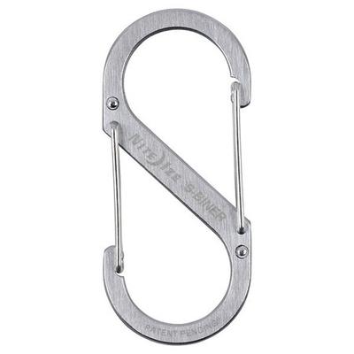 NITE IZE SB4-03-11 3.5" L, Stainless Steel, Silver
