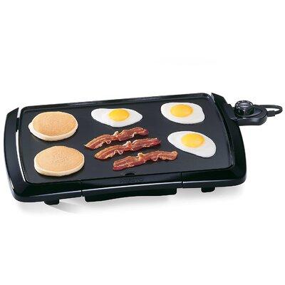 Presto Cool-Touch Electric Griddle - 07047 Stainless Steel in Gray | 18.38 D in | Wayfair