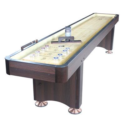 Woodbridge Playcraft Shuffleboard Table Plastic in Brown | 34 H x 24 W in | Wayfair SHWOES09K