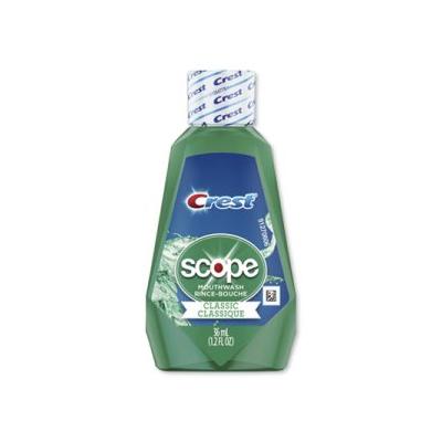 "Crest Scope Mouthwash, Classic Mint, 36mL, 180 Bottles, PGC97506 | by CleanltSupply.com"