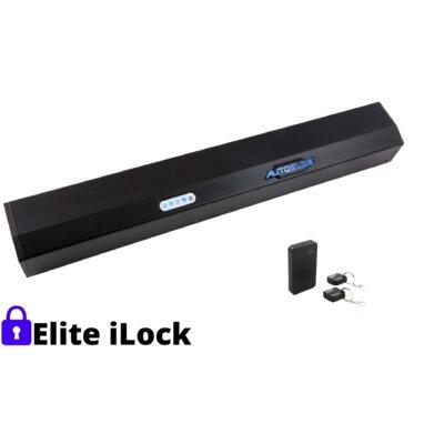 AutoSlide iLock K9 Tag System Pet Instillation Accessory in Black/White | 2.75 H x 19 W x 2.5 D in | Wayfair AS0E112K9BE