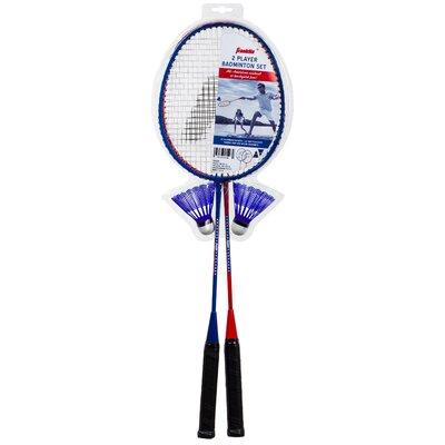 Franklin Sports 2 Player Badminton Racket Set Plastic/Metal in Blue/Red | 3.5 H x 3.5 W x 3.5 D in | Wayfair 52020X