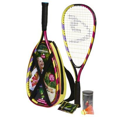 Speedminton Badminton w/ Carrying Case Plastic/Metal in Orange | 22 H in | Wayfair SM01-SJR-10