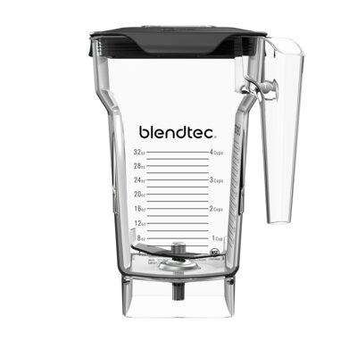 Blendtec 32 oz. FourSide Jar in Black | 9.5 H x 7 W x 7 D in | Wayfair 40-609-50