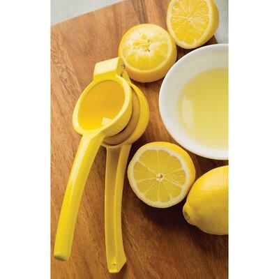 Fox Run Brands Lemon Juicer Aluminum in Orange/Yellow | 8.75 H x 3 W x 2.5 D in | Wayfair 5539