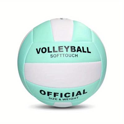 1pc Pu Volleyball, No. 5 Volleyball, Pvc Inflatable Soft Ball For Student, Training Volleyball