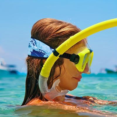 Diving And Snorkeling Mask Strap, Reusable Hair Protector Wrap For Water Sports, Decorative Printing Lightweight Mask Strap