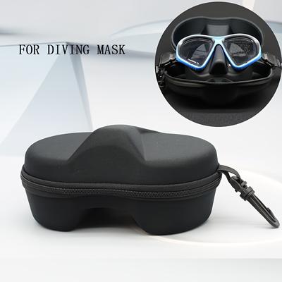 Diving Mask Case, Eva Snorkel Mask Storage Box, Portable Large Zipper Snorkeling Box, Diving Goggles Zipper Case