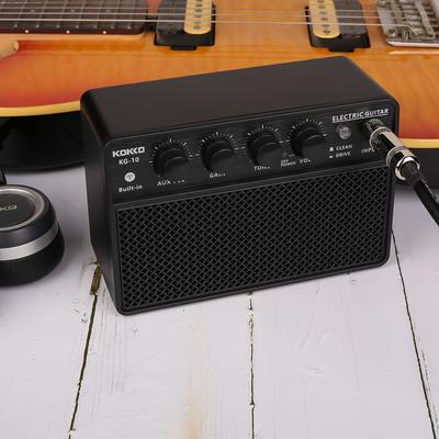 Rechargeable Mini Electric Guitar Speaker With Wireless Headphone Support