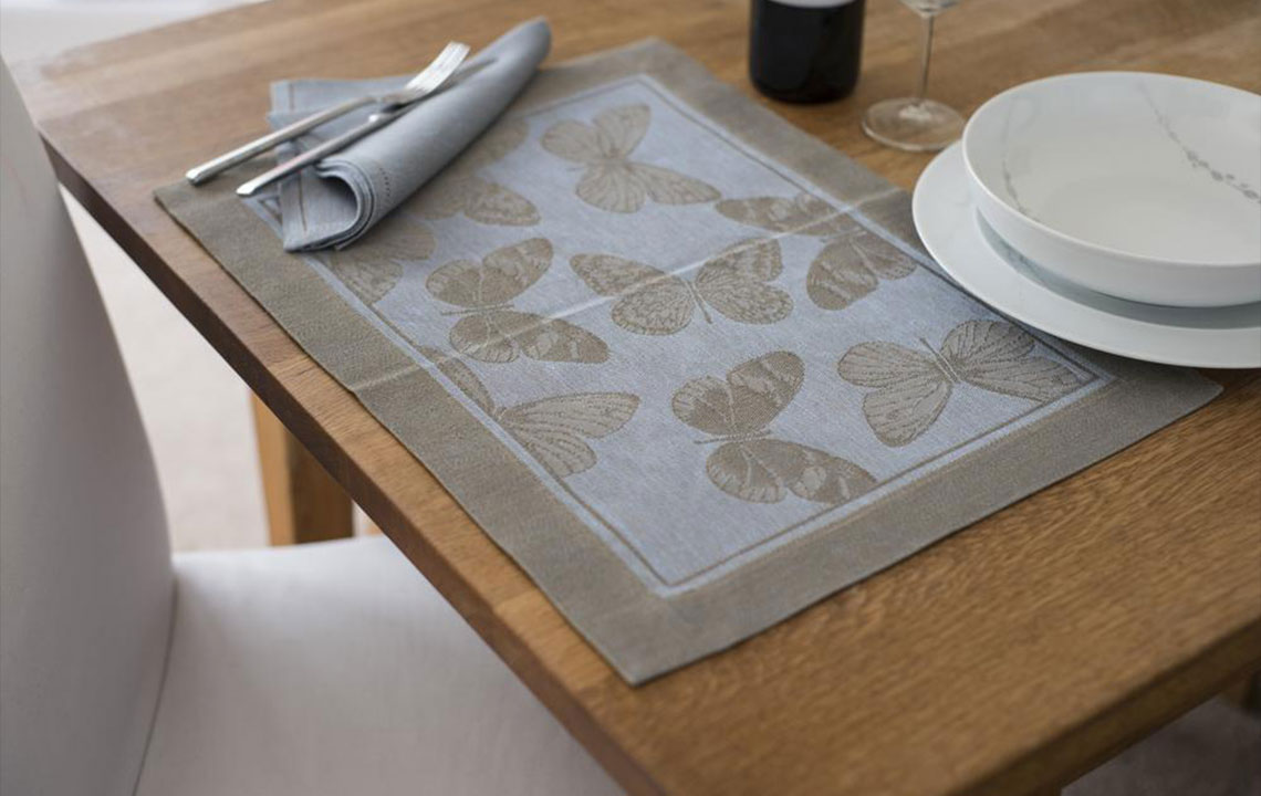 Various types of placemats