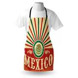 East Urban Home Mexican Apron in Red, Size 26.0 W in | Wayfair 47C144642D5D470A8EACDF0716A91A3F