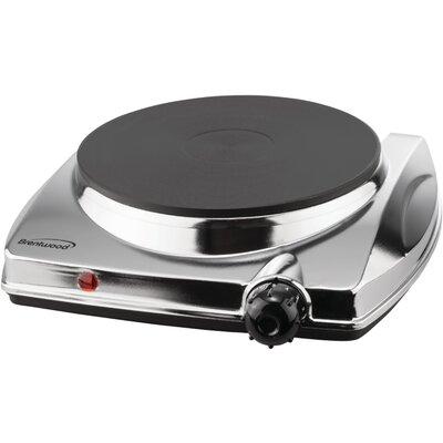 Brentwood Appliances Electric Single Hotplate Stainless Steel in Gray, Size 3.6 H x 11.5 W x 11.8 D in | Wayfair TS-337