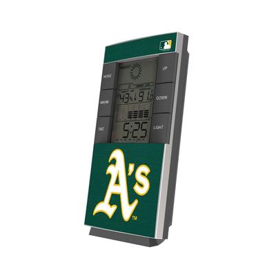 Oakland Athletics Solid Digital Desk Clock