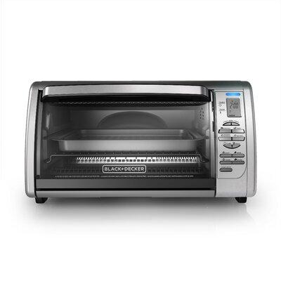 BLACK+DECKER Digital Touchpad Toaster Oven Stainless Steel in Gray | 13.4 H x 22.8 W x 15.5 D in | Wayfair CTO6335S