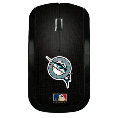Miami Marlins 1993-2011 Cooperstown Solid Design Wireless Mouse