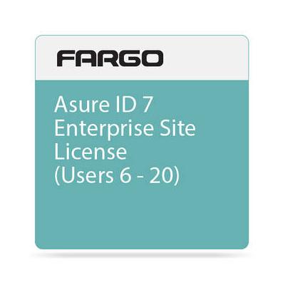 Fargo Site License Upgrade for Asure ID 7 Enterprise ID Card Printing S - [Site discount] 86432