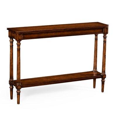 Country Farmhouse 48" Console Table Wood in Brown Jonathan Charles Fine Furniture | 33 H x 48 W x 11 D in | Wayfair 494601-WAL