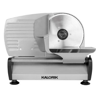 Kalorik® Kalorik 200 Watt Professional Grade Food Slicer in Gray | 10.69 H x 15.56 W in | Wayfair AS 45493 S
