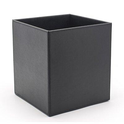 Front Of The House London Cube 3.2 Gallon Waste Basket Plastic in Black | 10 H x 9 W x 9 D in | Wayfair RWA001BKL20