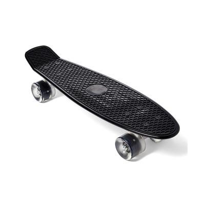 Dash Toyz Skateboarding - Black Cruiser Light-Up Wheels Skateboard