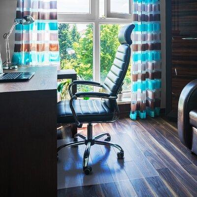 Floortex® Ultimat Polycarbonate Chair Mat for Hard Floor in White/Black | 60 W in | Wayfair FR1215219ER