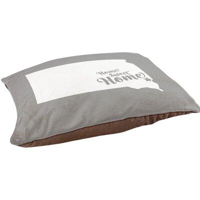 East Urban Home Sweet Sioux Falls Indoor Dog Pillow Metal in Gray | 7 H x 50 W x 40 D in | Wayfair D12D0077E9A94122BDABC8D8459FF7B9