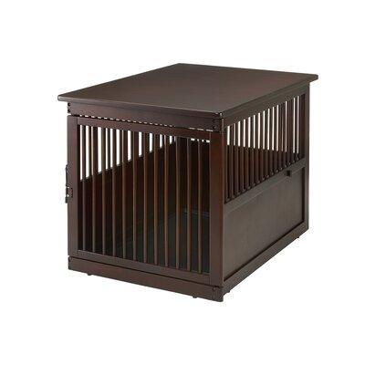 Richell Wooden End Pet Crate Wood in Brown, Size 29.9 H x 29.5 W x 41.5 D in | Wayfair 94917