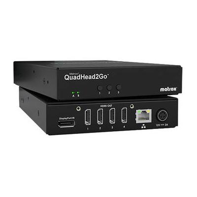 Matrox QuadHead2Go Multi-Monitor Controller Appliance Q2G-DP4K