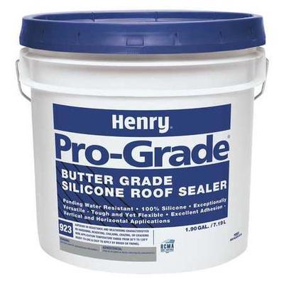 HENRY PG923W120 Roofing Sealant, 1.9 gal, Pail, White