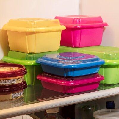 Rebrilliant Scheidt Berry Keeper 2 Container Food Storage Set Plastic in Green/Blue | 2 H x 7 W x 7 D in | Wayfair D001C0C5EBF348F194B1AE8F00E5C5E8