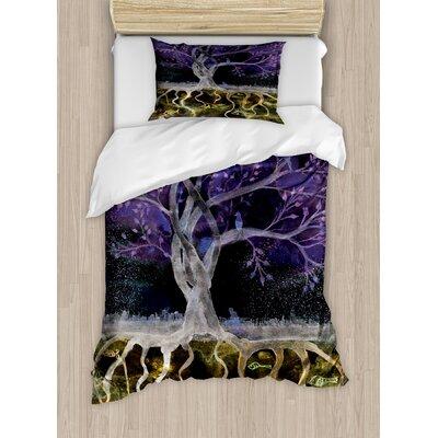 East Urban Home Tree of Life Duvet Cover Set Microfiber in Green | Twin | Wayfair 3780F46279D040F0A115FCA5D108BBEE