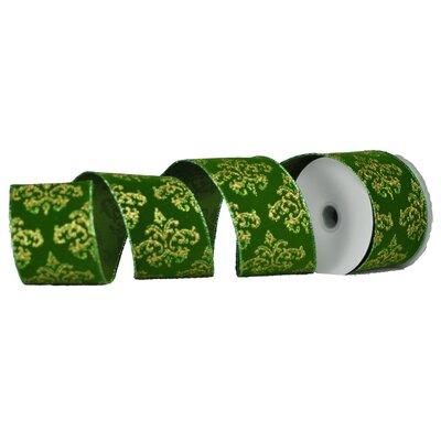 The Holiday Aisle® Ribbon Plastic in Green/Yellow | 4 H x 4 W x 4 D in | Wayfair 1889FEAB6B134A7D96FFFABA299093DA