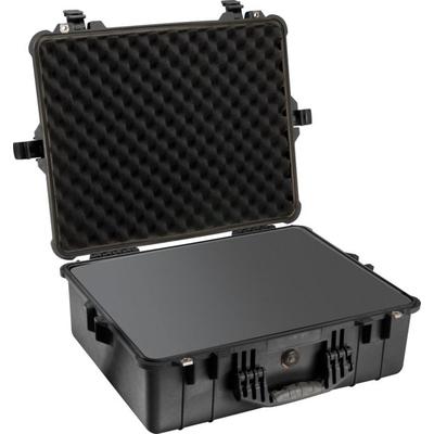 "Pelican Dry Boxes 1600 Protector Pressurized 24x19x8in Case Black w/Foam Model: 1600-000-110"