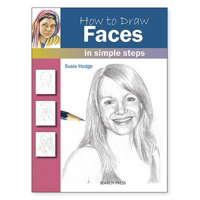 Penguin Random House Art Activity Books - How to Draw Faces in Simple Steps Activity Book