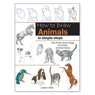 Penguin Random House Art Activity Books - How to Draw Animals in Simple Steps Activity Book