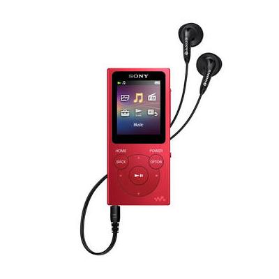 Sony 8GB NW-E394 Series Walkman Digital Music Player (Red) NWE394/R