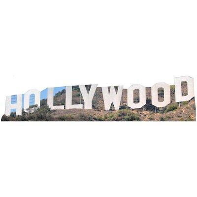 Wet Paint Printing Hollywood Sign Cardboard Standup, Size 10.0 H x 10.0 W x 10.0 D in | Wayfair H13011