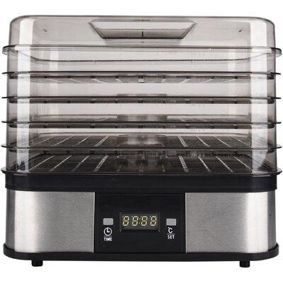 Homevision Technology 5 Tray Ecohouzng Stainless Steel Food Dehydrator in Black | 11.22 H x 12.6 W x 9.84 D in | Wayfair ECH5402