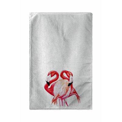 Bay Isle Home™ Two Flamingos Kitchen Towel Terry in Gray | 16 W in | Wayfair 93FC9A1012E64054B5C89EBCE9193B0D