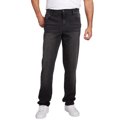 Men's Big & Tall Liberty Blues™ Relaxed-Fit Stretch 5-Pocket Jeans by Liberty Blues in Black Denim (Size 48 40)