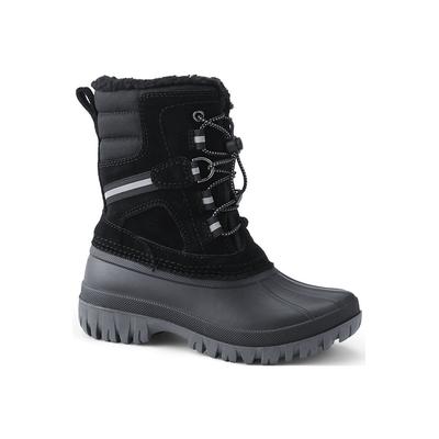 Kids Expedition Insulated Winter Snow Boots - Lands' End - Black - 11