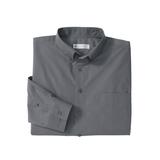 Men's Big & Tall KS Signature Wrinkle-Free Long-Sleeve Button-Down Collar Dress Shirt by KS Signature in Steel (Size 18 1/2 39/0)